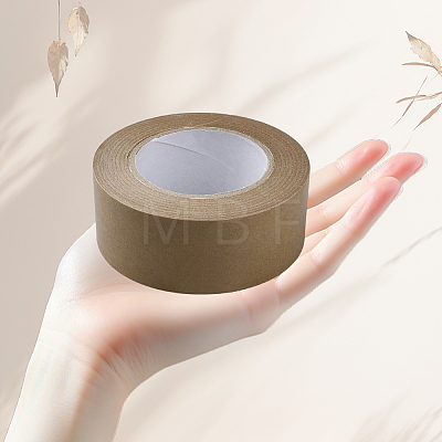 50M Kraft Paper Adhesive Tape AJEW-GF0014-26-1