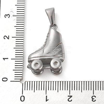 304 Stainless Steel Pendants STAS-R229-19P-1