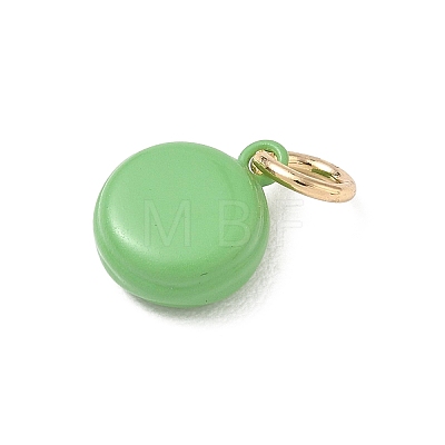 Spray Painted Brass Charms KK-CBAEB58-04B-1