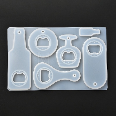 Mixed Shapes Silicone Beer Opener Molds DIY-I065-11-1