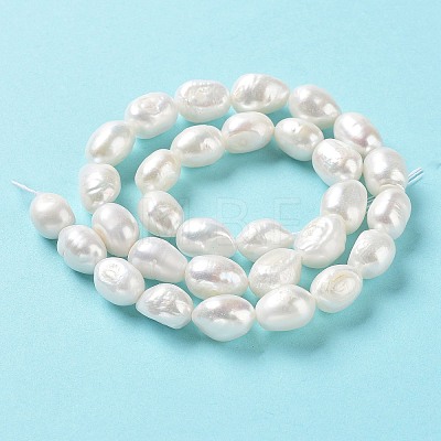 Natural Cultured Freshwater Pearl Beads Strands PEAR-Z002-13-1