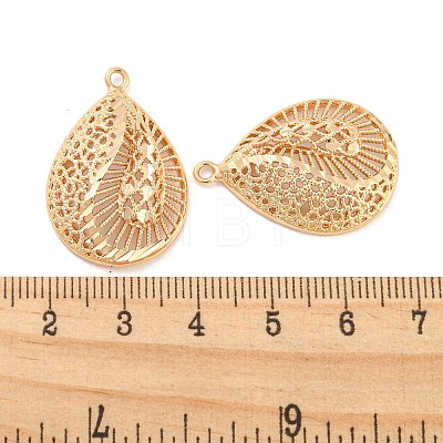 Rack Plating Brass Hollow Pendants KK-P244-02KCG-1