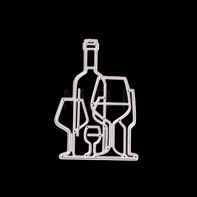 Wine Glass Frame Carbon Steel Cutting Dies Stencils DIY-F028-76-1