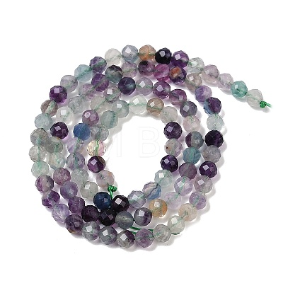 Natural Fluorite Beads Strands G-A252-A01-01-1