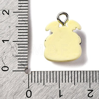 Halloween Theme Opaque Resin Pendants RESI-D075-02J-1