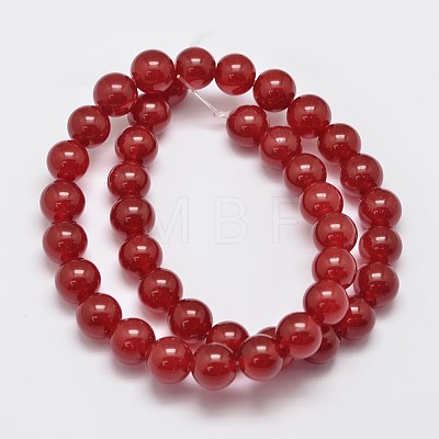 Natural & Dyed Malaysia Jade Bead Strands G-A146-10mm-A02-1