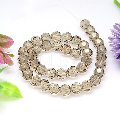 Imitation Austrian Crystal Bead Strands G-M181-10mm-21A-1