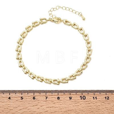 Brass Link Chain Bracelest for Women BJEW-K298-06G-1