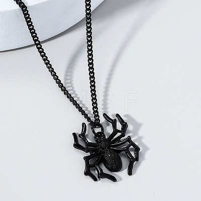 Halloween Spider Gothic Style Alloy Pendant Necklaces for Men FS-WG396AF-01-1