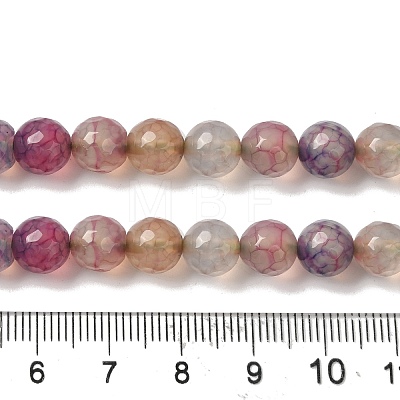 Dyed & Heated Natural Dragon Veins Agate Beads Strands G-P539-A01-01-1