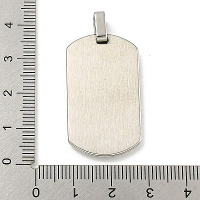 Ion Plating(IP) 304 Stainless Steel Pendants STAS-F307-15G-1