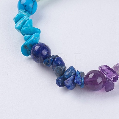 Chakra Jewelry BJEW-JB03537-1