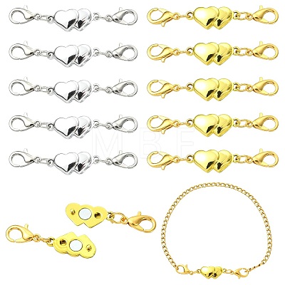 10Pcs 2 Colors Alloy Magnetic Clasps FIND-CJZ0001-011-1