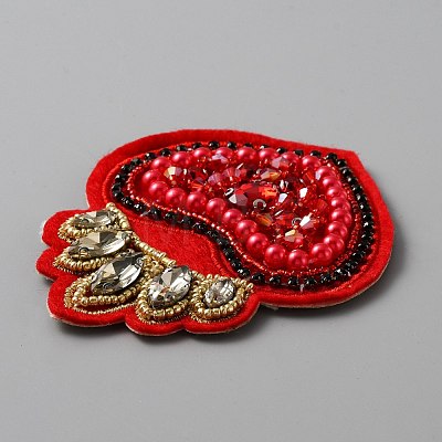 Heart Cloth Patches PATC-WH0007-03C-1