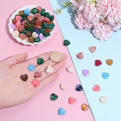 100Pcs Opaque Acrylic Beads OACR-PA0002-18-1