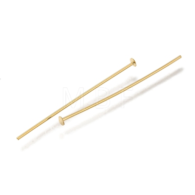 Brass Flat Head Pins KK-H502-01E-G-1