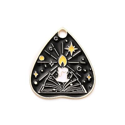 Alloy Enamel Pendants FIND-V001-01G-01-1