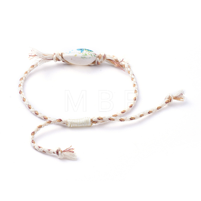 Adjustable Braided Bead Bracelets BJEW-JB05152-1