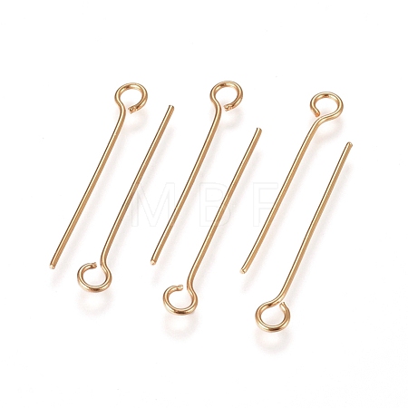 304 Stainless Steel Eye Pins STAS-L238-005H-G-1