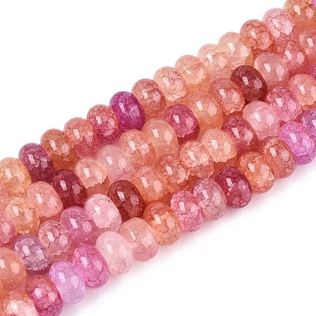 Glass Beads Strands GLAA-N059-5x8mm-24-1
