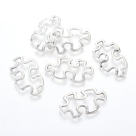 Tibetan Style Alloy Linking Rings TIBE-3558-AS-LF-1