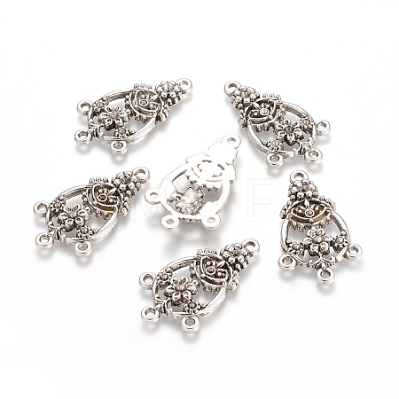 Tibetan Style Alloy Chandelier Component Links LS-EA387Y-NF-1