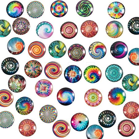 Flatback Glass Cabochons for DIY Projects GGLA-PH0005-09A-1