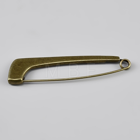 Zinc Alloy Big Safety Pins FIND-WH0365-259F-AB-1