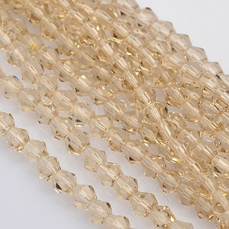 Bicone Glass Beads Strands EGLA-P016-3mm-12-1