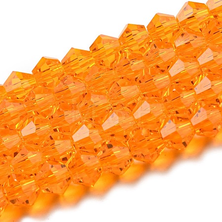 Transparent Glass Beads Strands GLAA-F029-4mm-23-1