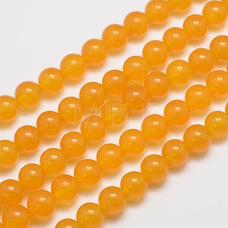 Natural & Dyed Malaysia Jade Bead Strands G-A146-10mm-A03-1