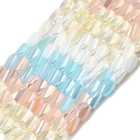 Electroplate Glass Beads EGLA-D300-01A-06-1