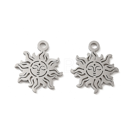 Non-Tarnish 304 Stainless Steel Charms STAS-J042-04P-1
