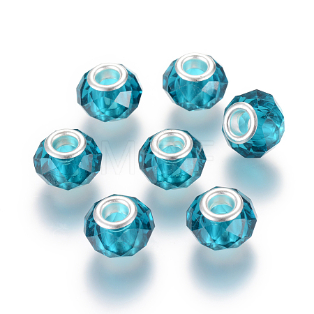 Handmade Glass European Beads LS-X-GPDL25Y-77-1