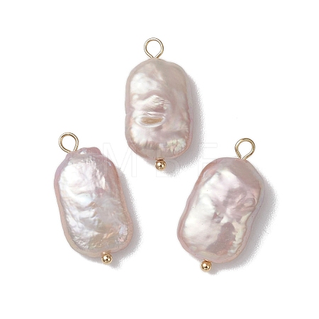 Natural Keshi Pearl Pendants PALLOY-JF04801-1