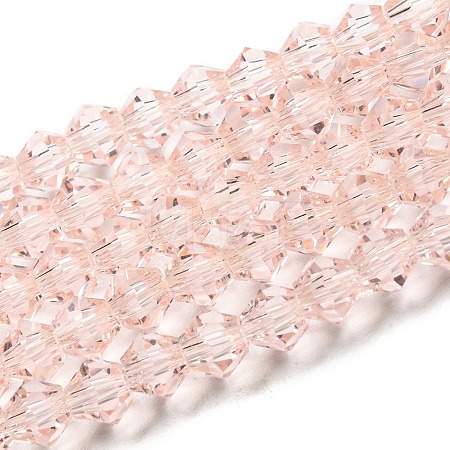 Transparent Glass Beads Strands GLAA-F029-4mm-26-1
