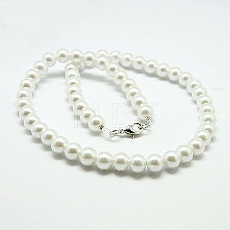 Fashion Glass Pearl Beaded Necklaces X-NJEW-D061-8mm-3-1