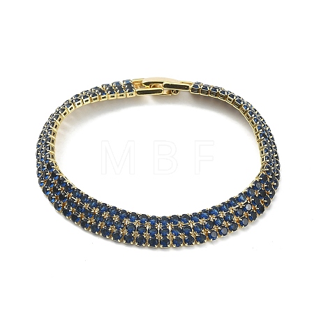 Cubic Zirconia Tennis Bracelets for Women Girl Gift BJEW-F450-04G-04-1