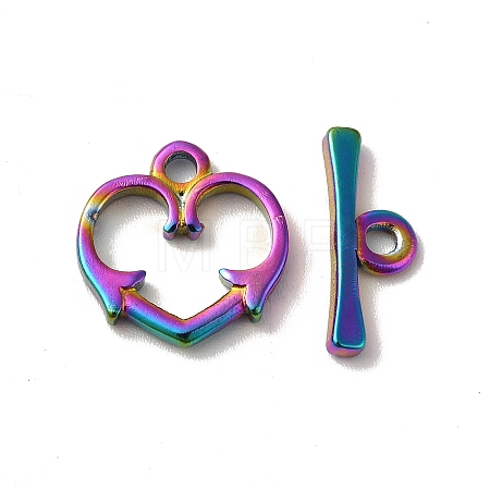 Ion Plating(IP) 304 Stainless Steel Toggle Clasps STAS-H212-26MC-1