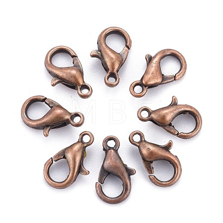 Zinc Alloy Lobster Claw Clasps E103-NFR-1