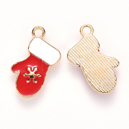 Alloy Enamel Pendants X-ENAM-S121-017A-1
