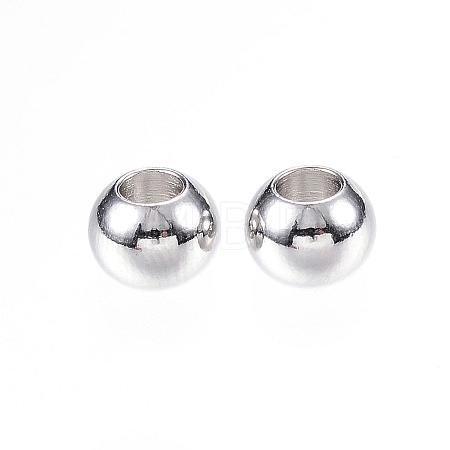Tarnish Resistant 304 Stainless Steel Beads STAS-D448-067P-1
