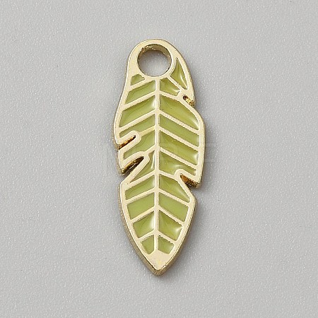 Alloy Enamel Pendants ENAM-WH0061-61F-1