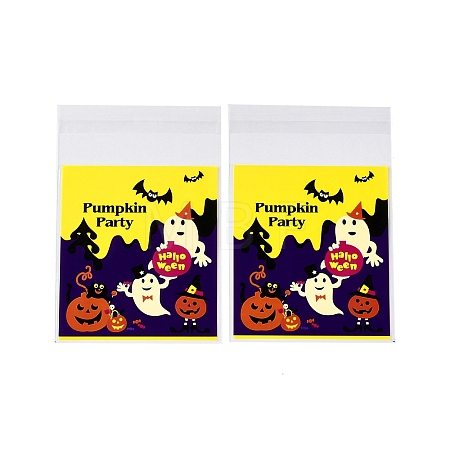 Halloween Theme Plastic Bakeware Bag OPP-Q004-01E-1