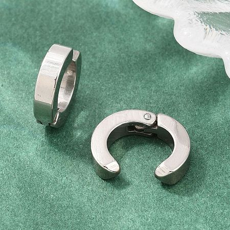 201 Stainless Steel Cuff Earrings EJEW-T056-01P-01-1