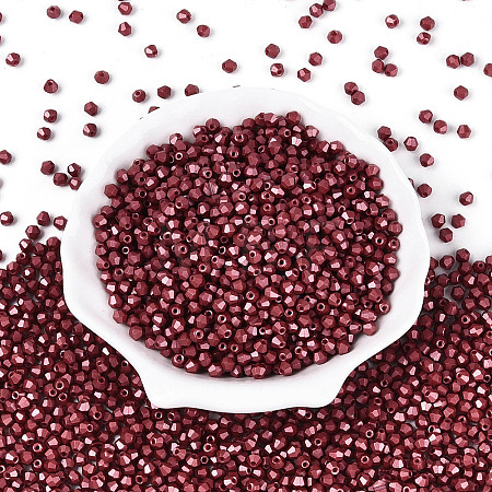 Baking Paint Pearlized Glass Seed Beads SEED-T007-21A-09-1