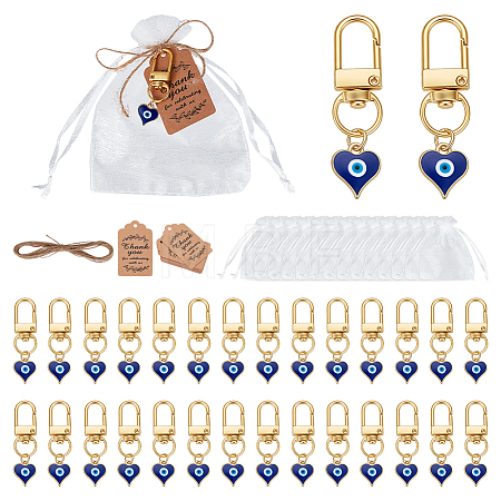30Pcs Alloy Enamel Pendant Decorations HJEW-ME00136-1