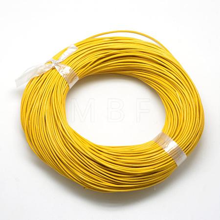 Spray Painted Cowhide Leather Cords WL-R001-1.5mm-12-1