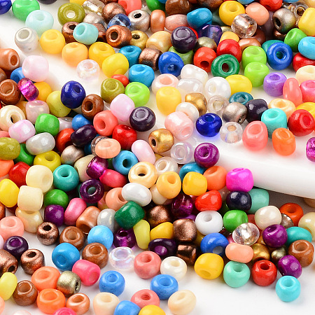 6/0 Glass Seed Beads SEED-T005-12A-1