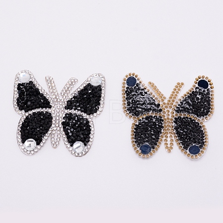 Butterfly Rhinestone Patches DIY-WH0175-14C-1